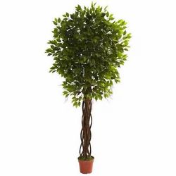 7.5 Ft artificial ficus tree
