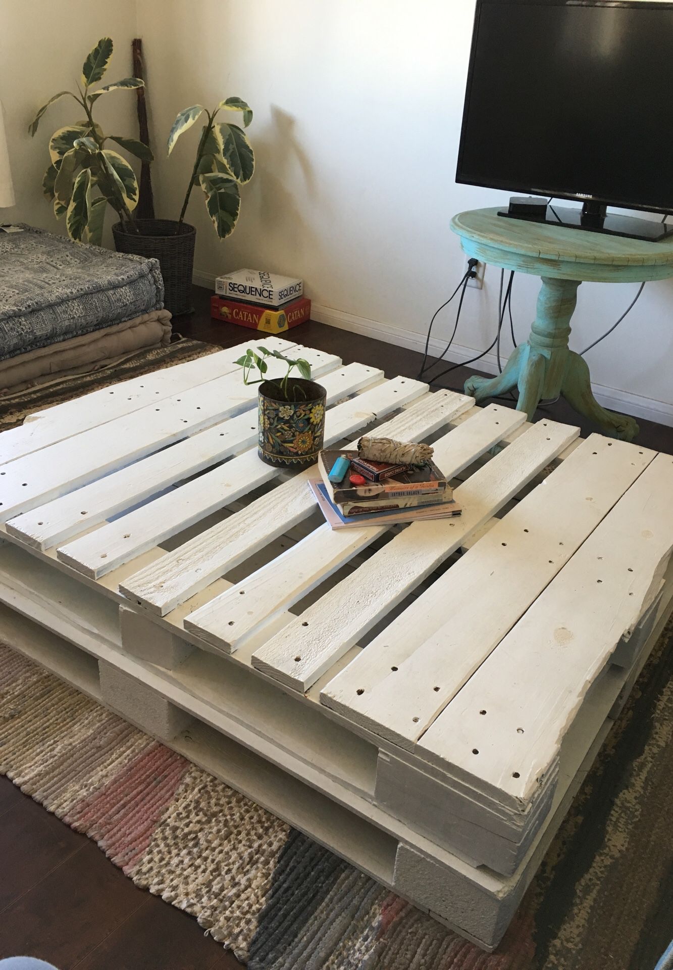 White Palette Coffee Table $25