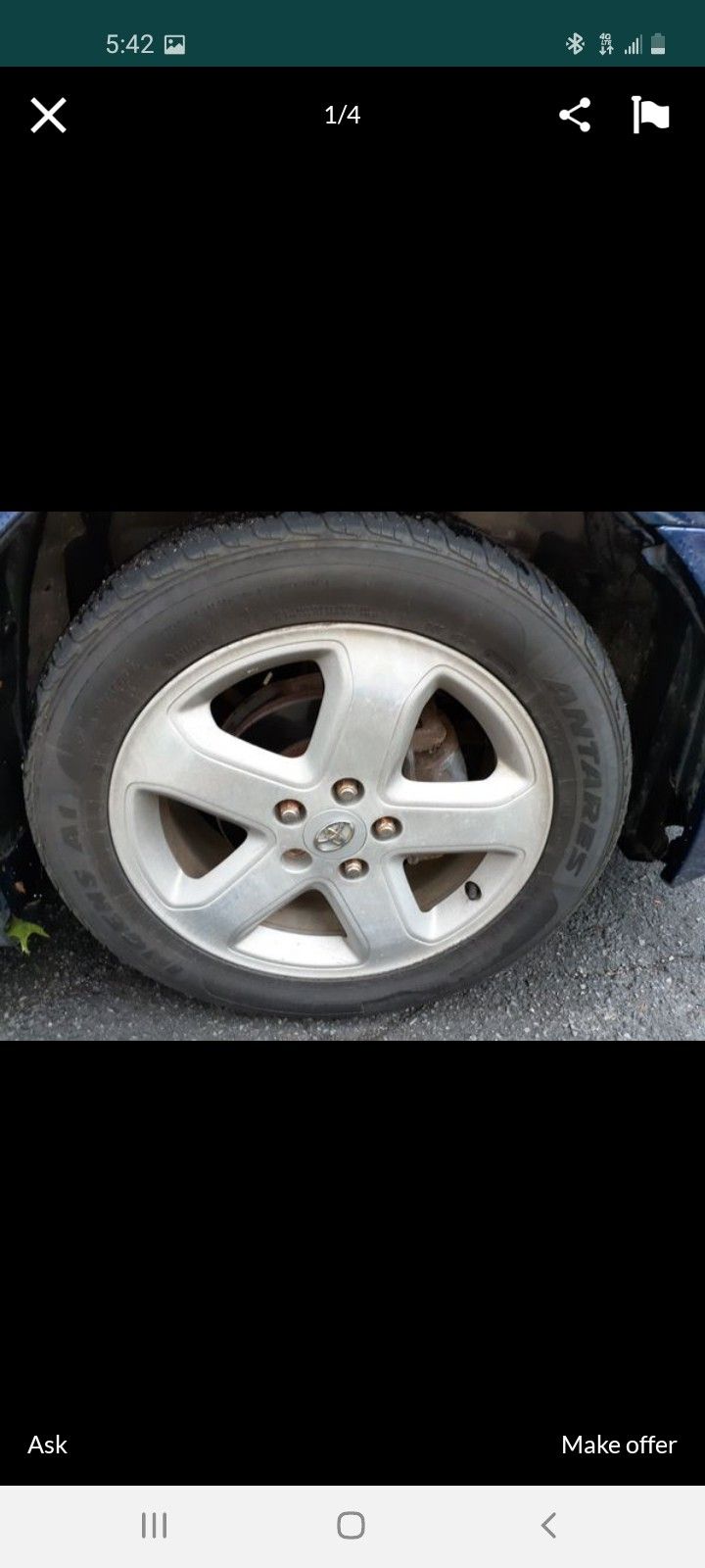 4 acura rims for trade