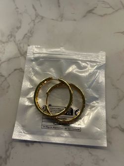 Gold Hoop Earrings - Classic Women Jewelry