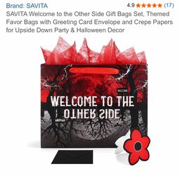 Stranger Things Welcome to the Other Side Gift Bags Set
