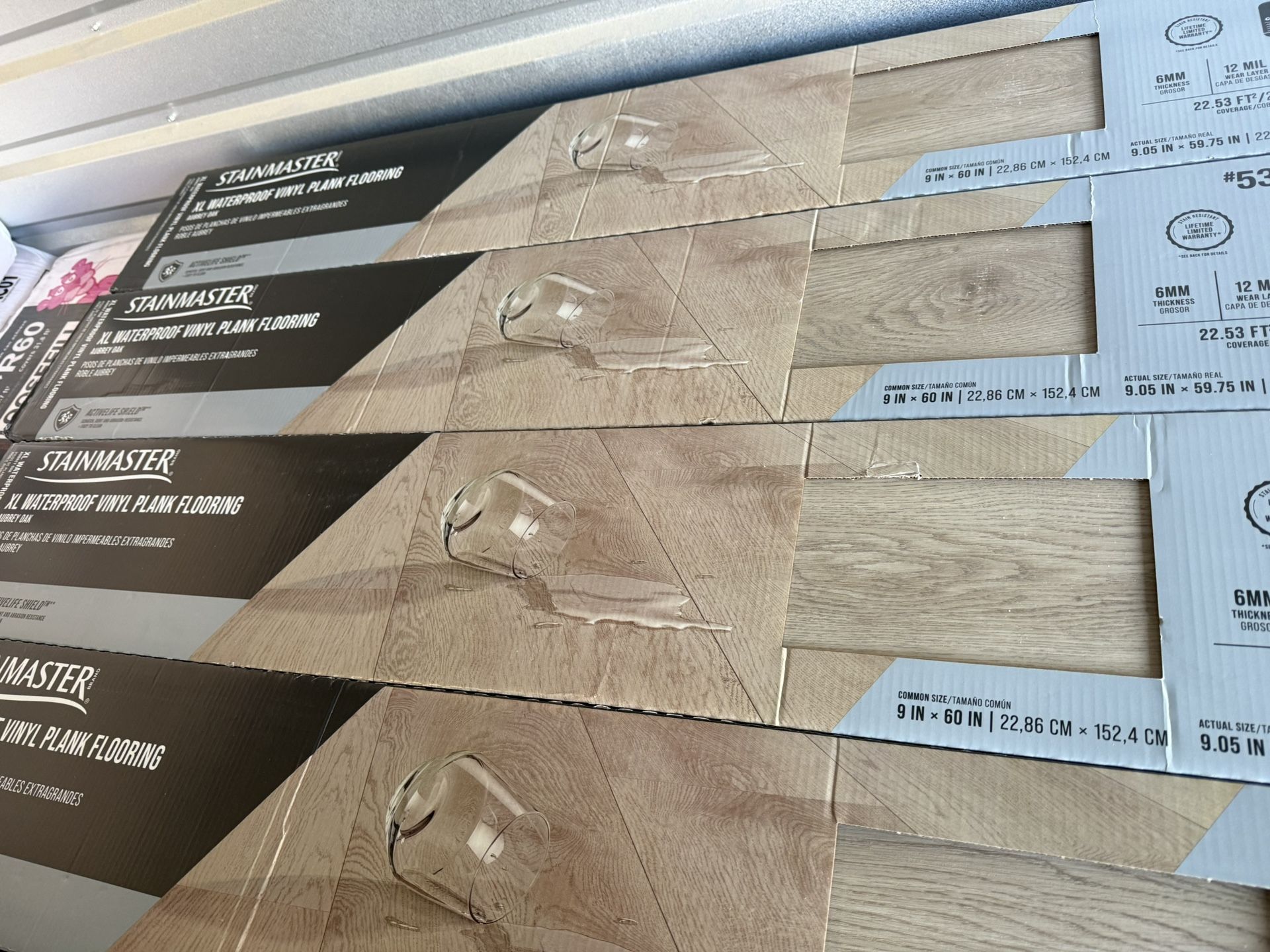 STAINMASTER Aubrey Oak 12.0-mil Waterproof Luxury Vinyl Plank Flooring ( 22.53-sq ft)