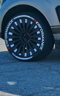 Custom Performance Car Wheel Decals