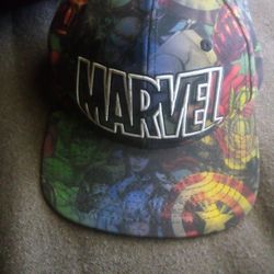 Marvel Flat Bill Snapback Hat