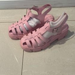 Wild Pair Heraa Fisherman Lug Sole Sandals, $20