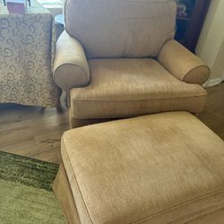 Oversized Chair & Ottoman