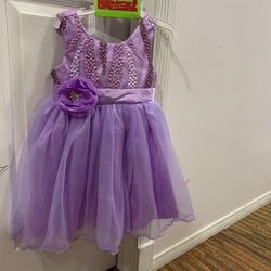 Baby girl purple dress