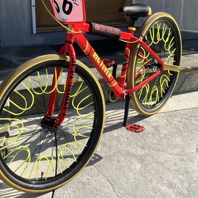 Red and yellow sales big flyer