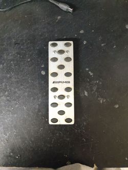 AMG decorative for dead pedal