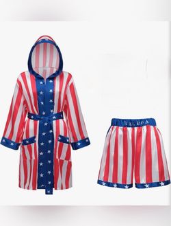 Rocky Balboa USA Boxing Costume, Youth 10-14