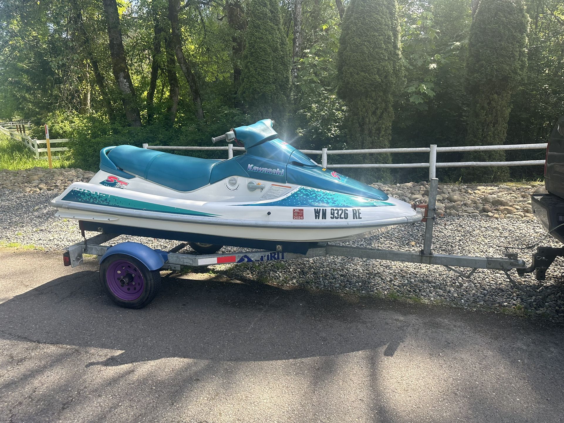 1995 Kawasaki ST & Trailer