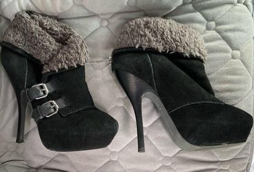 9 1/2 suede leather, ankle boot, piel de gamuza
