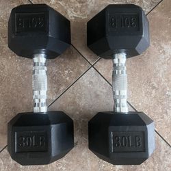 30lbs Dumbbells $60 