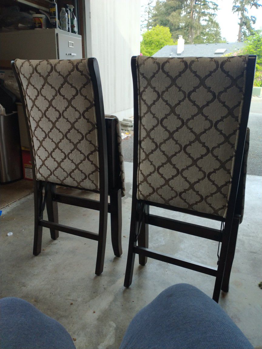 Upholstered Folding Dining Chairs