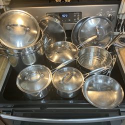 14 pc. Cuisinart Stainless Steel Cookware set