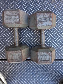 70lb dumbbells