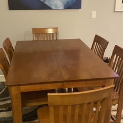 Acacia Hardwood Table/chairs