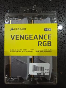 Corsair Vengeance RGB DDR5 Kit (2x16GB) 32GB SET, NEW IN BOX,OPEN TO OFFERS