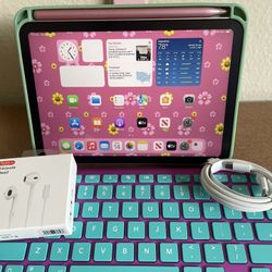  iPad Mini 6th Generation 64Gb pink Zagg Keyboard, Pen, Case, earphone  and Charger