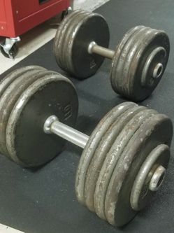 85lb Dumbbells Freeweights Pair