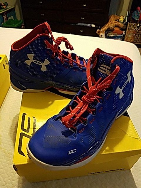 Under Armour blue curry2