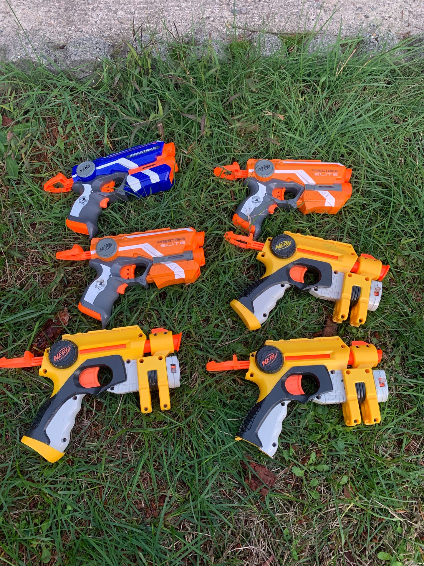 Nerf single shot blasters