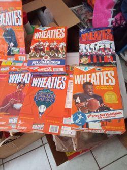 Wheatie boxes