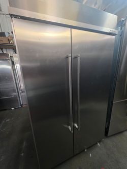 48" KITCHENAID BUILT IN STAINLESS STEEL REFRIGERATOR