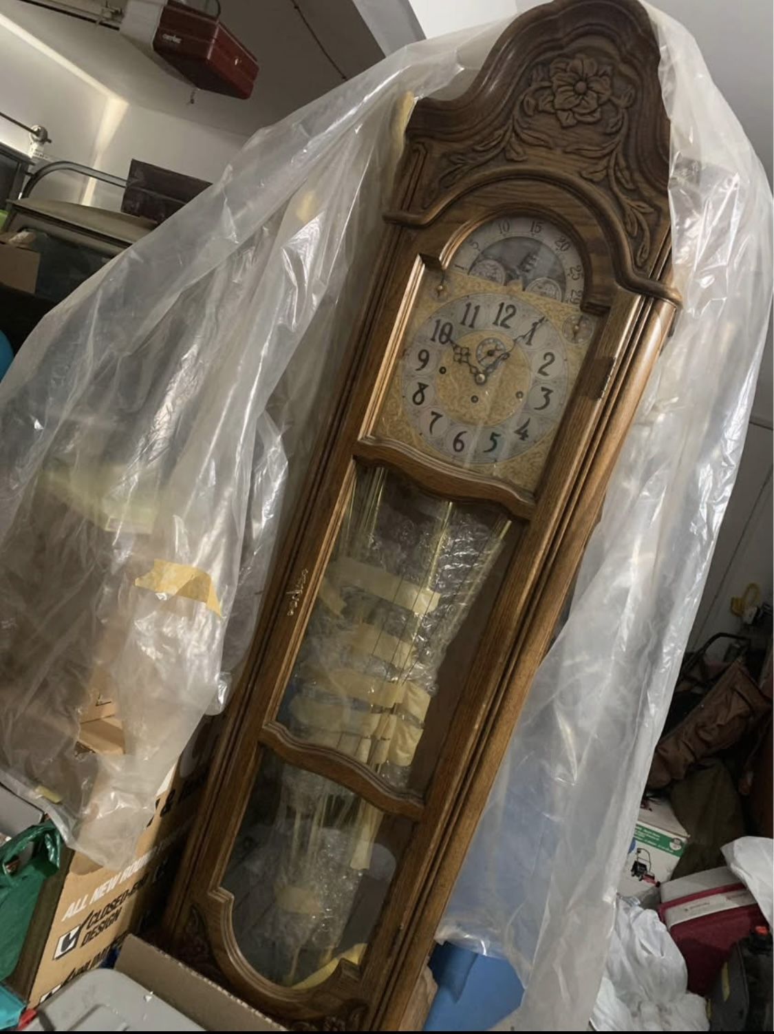 Vintage Herschede Marquis De Lafayette Grandfather Clock