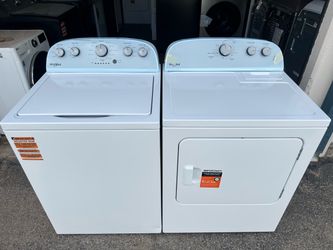 New Whirlpool Washer and Dryer Set
