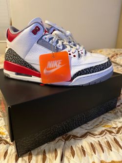 Air Jordan 3 Retro Fire Red 9.5