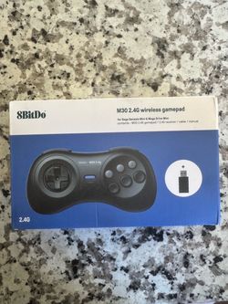 Sealed 8bitdo M30 Genesis Controller for Switch, Sega Genesis mini, & mega drive