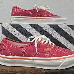 Vans Vault OG Auth LX Cardinal/Persimmon Orange VN0A4BV94IE Men Size 9 New w Box