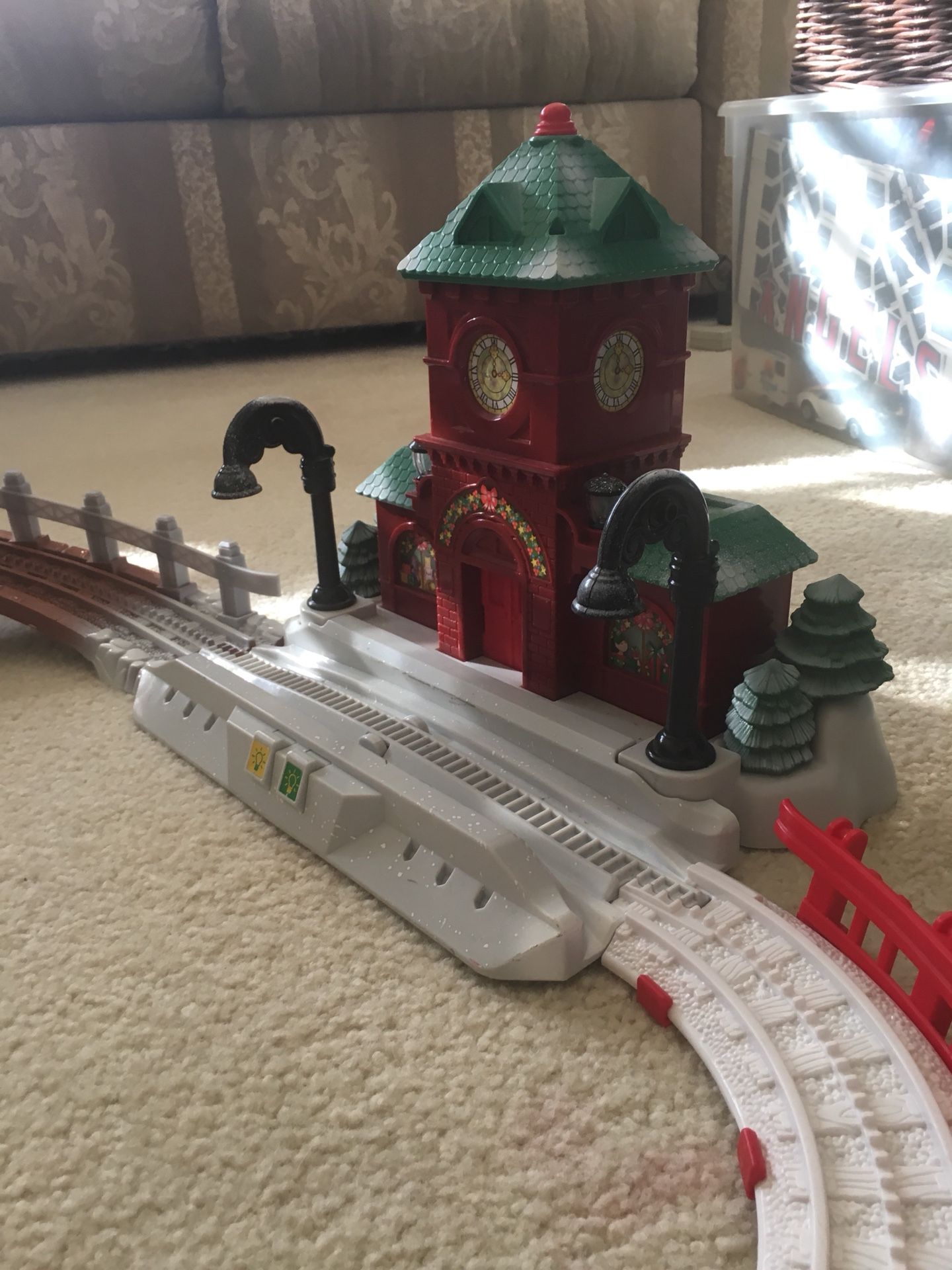 Fisher Price GeoTrax North Pole Express Christmas Train Set