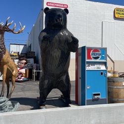10 foot bear made ofResin And Fiberglass With Reinforced steel