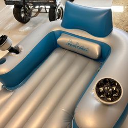 Pool Candy Inflatable Lounger Chair With Motor 