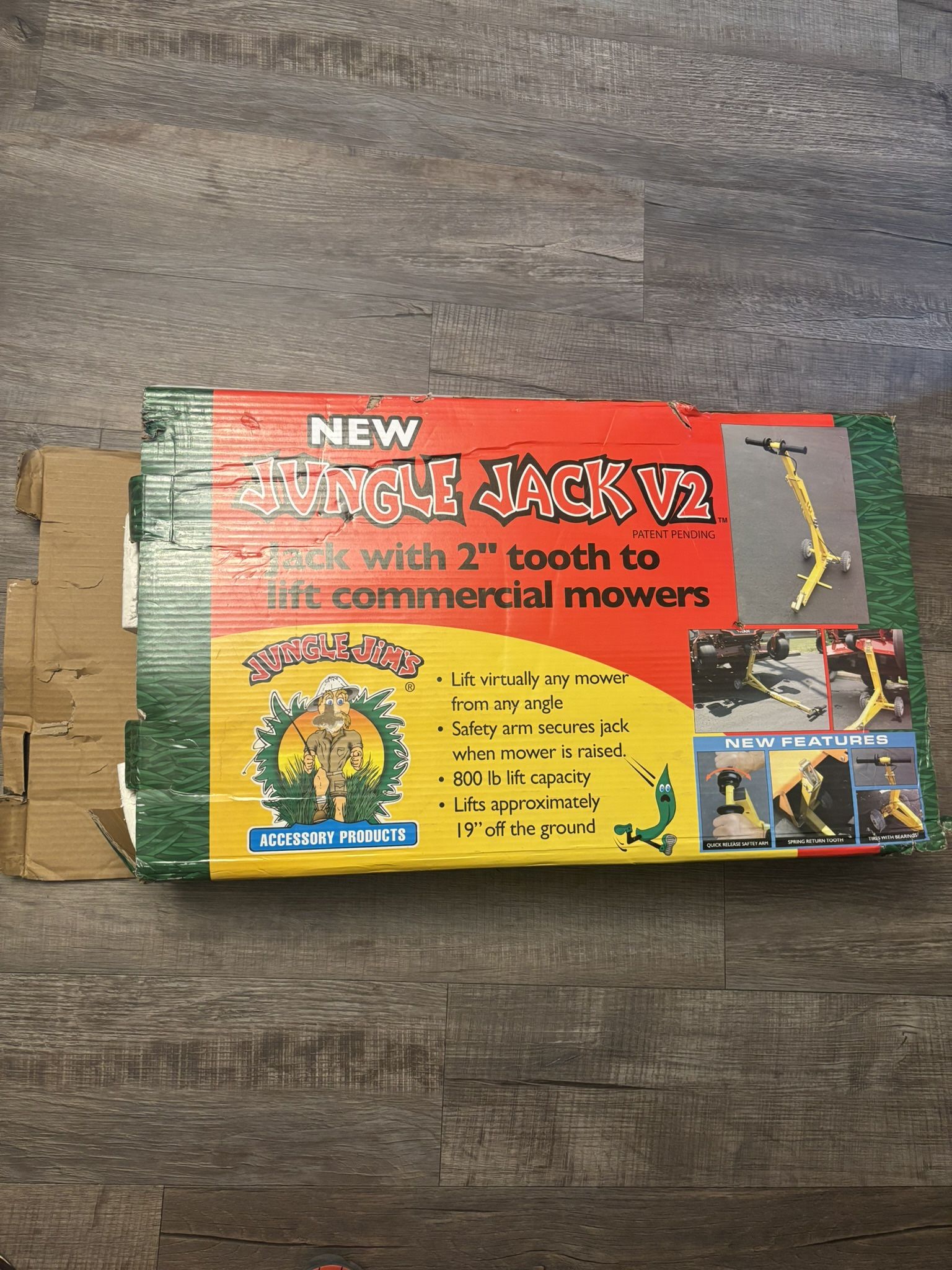 Jungle Jim's Commercial Push Mower Lift Jack New Version 2