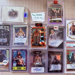 WWE Cards. Read Description For Prices 