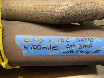 Dodge Viper Factory Exhaust System 