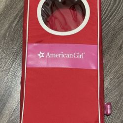 American Girl Doll See Through Window Travel Carry Case Backpack