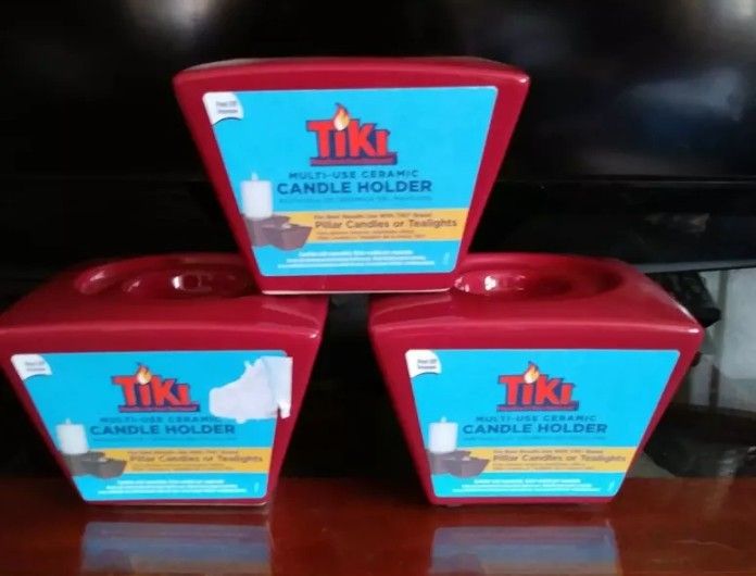 Candle holders red(new)