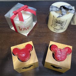 $30  NEW!!  Assorted Candles Mickey, Inner Child…