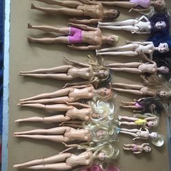 Barbie & Ken No Clothes Plus More(18 In All)