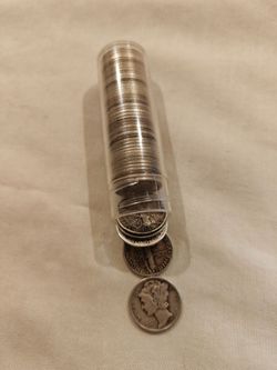 50 Mercury 90% silver dimes