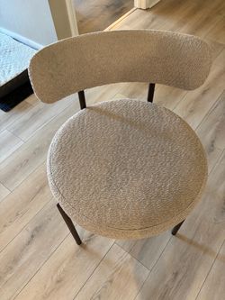 Modern Boucle Accent Dining Chair