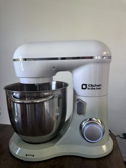 Kitchen in the box Stand Mixer, 5QT + 4.5QT Two bowls Electric Food Mixer, 10 Speeds Kitchen Mixer for Daily Use with Egg Whisk,Dough Hook,Flat Beater