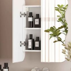 Wall Mounted Arched Medicine Cabinet