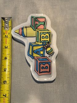 DecoPac Baby Blocks Cake Topper Decoration