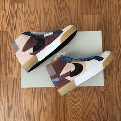 Nike Zoom Blazer Mid Premium Sb Mosaic Pack Dark Wine DA8854-600