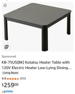 Japanese Heated Table